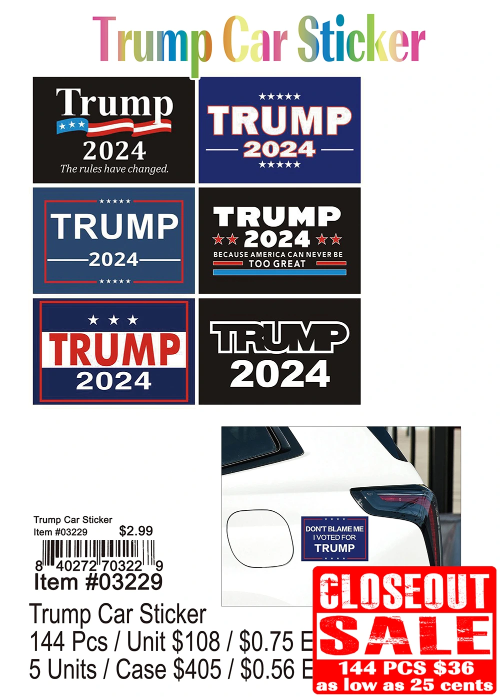 Trump Stickers